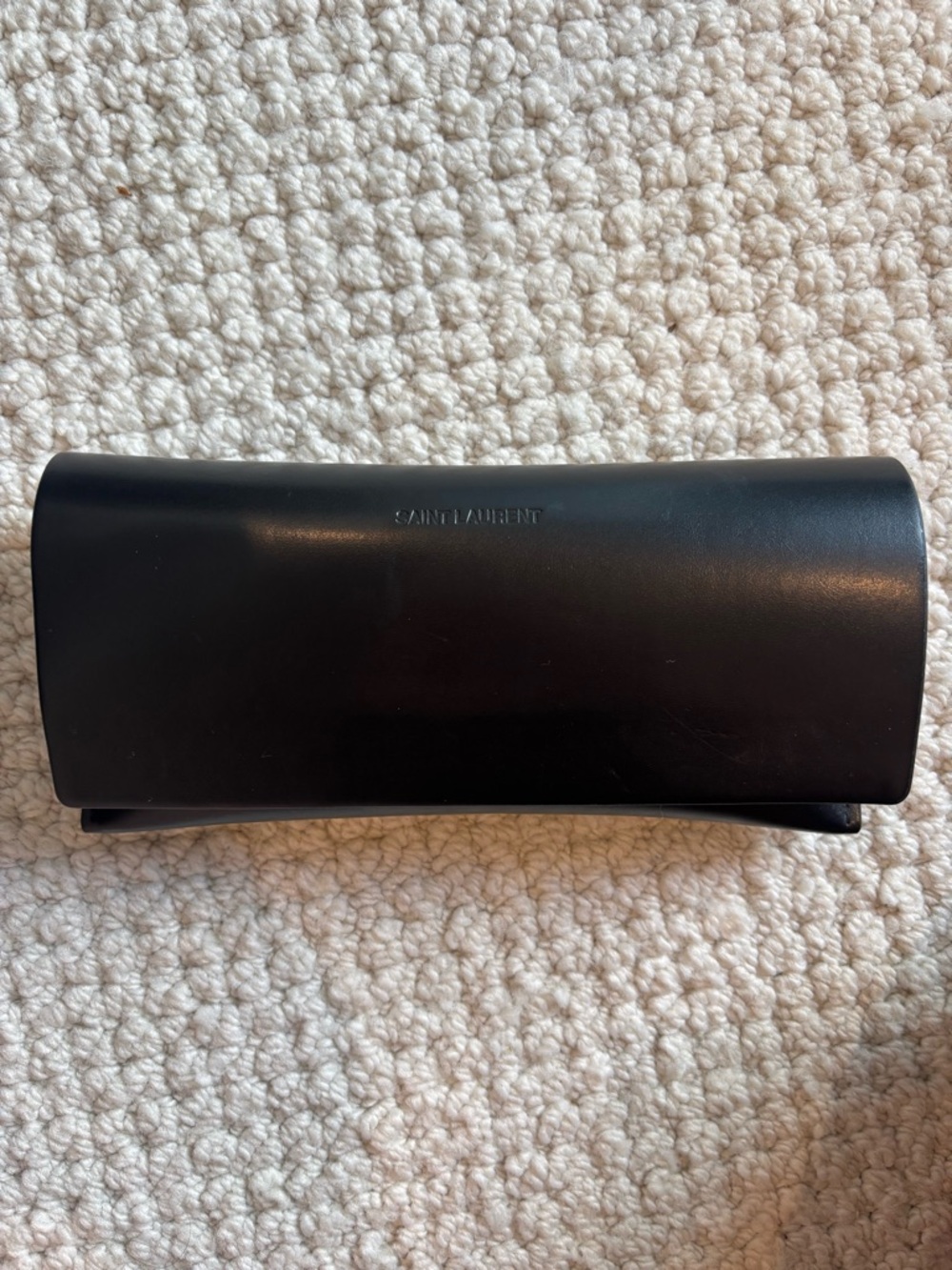 Saint Laurent Black Rectangular Acetate Sunglasses - Picture 7 of 7